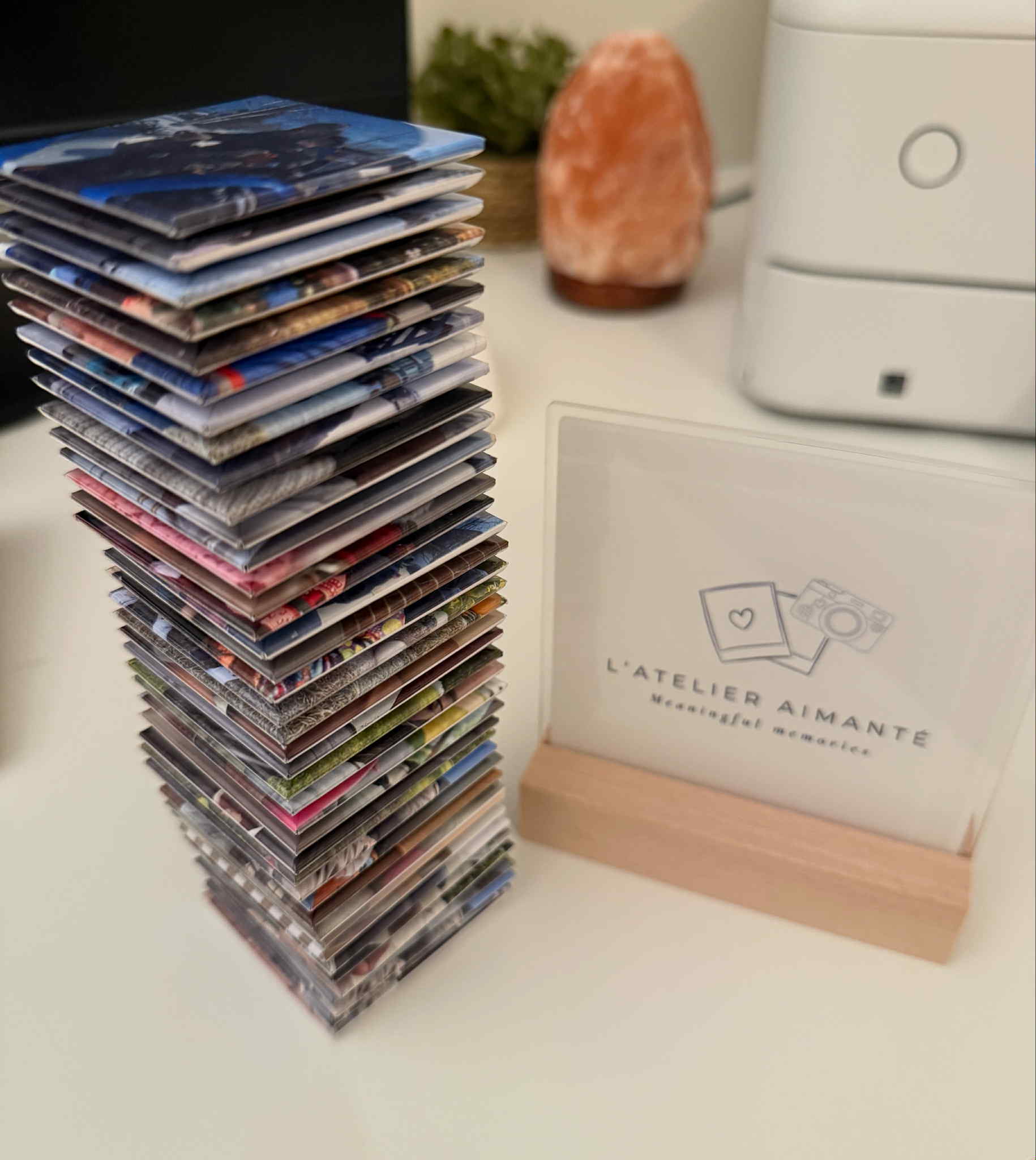 Aimants photo personnalisés 2 x 2" - Lots de 3 - 6 - 9 - 12 - 15